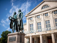 Goethe- und Schiller-Denkmal, Foto: Thomas Müller, weimar GmbH