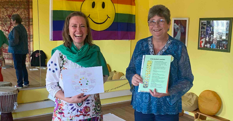 Kerstin & Christine Lachyoga-Ausbildung