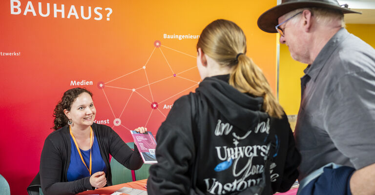 01.06.2024 Weimar: Hochschulinformationstag HIT an der Bauhaus Universität Weimar. Foto: Thomas Müller