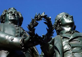Goethe-und Schiller Denkmal, Foto: Maik Schuck, weimar GmbH