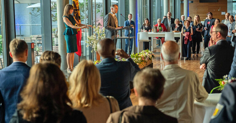 Jahresempfang der Stadt Weimar in der  Weimarhalle