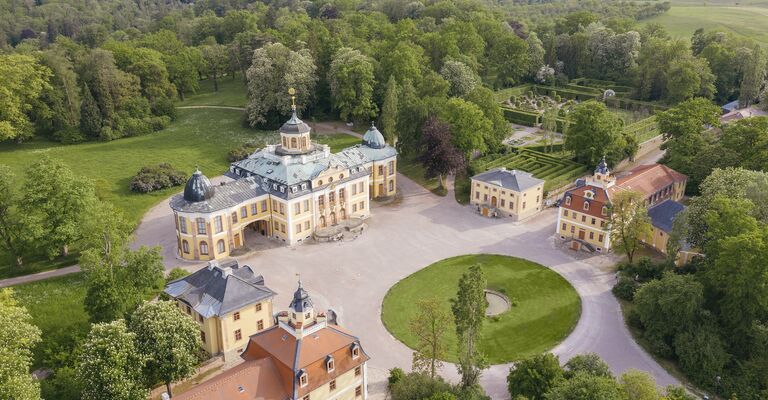 Belvedere Luftbildaufnahmen © Schatzkammer Thüringen, Fotograf Marcus Glahn